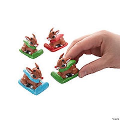 Mini Rudolph the Red-Nose Reindeer Pull Back Racer