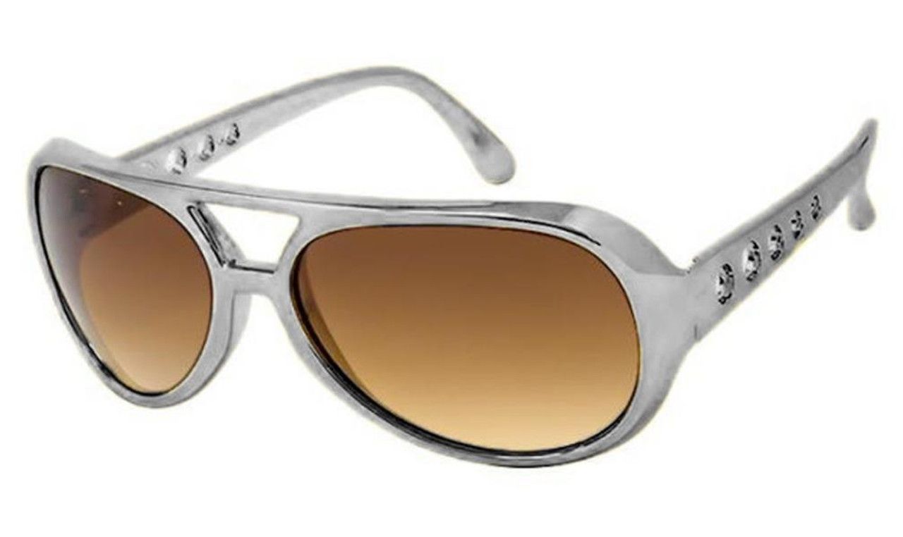 Glasses - Elvis Style Silver
