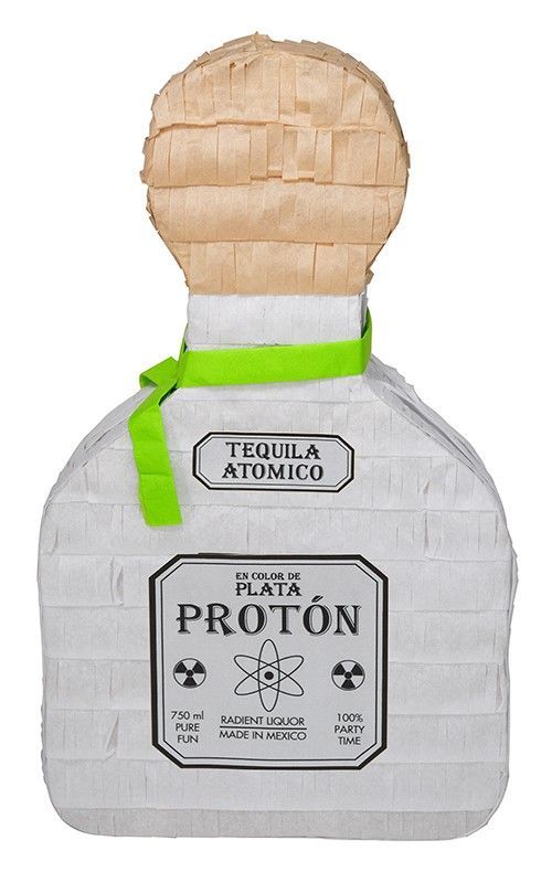 Bottle Patron Shape Flat Pinata
