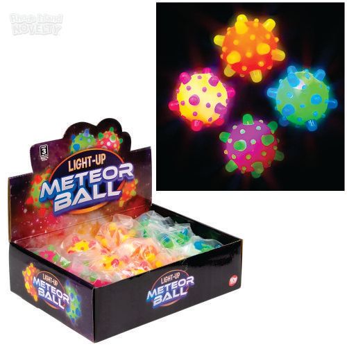 Space Light-Up Meteor Ball 3&quot; - 12 Ct Box