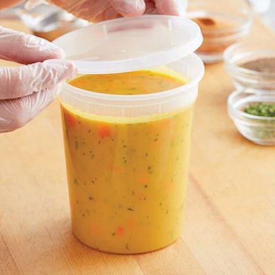 Deli Container and Lid - Translucent 32oz