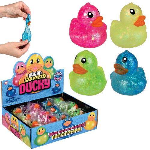 Squeezy Sugar Ducky 2.25&quot; - 12 Ct Box