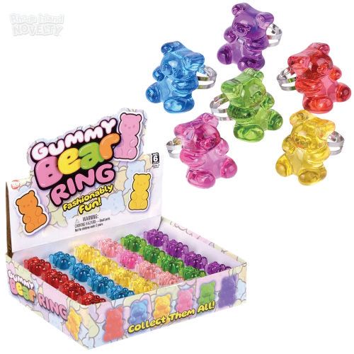Yummy Bear Ring - 24 Ct Box