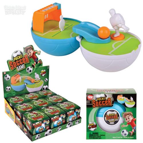 Pocket Ball Soccer Game 3.5&quot; - 9 Ct Box