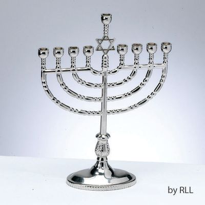 Traditional Polished Menorah