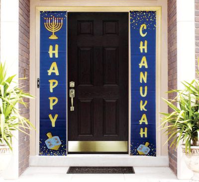 Chanukah Door Banner 70&quot; X 12&quot; - 2 PC