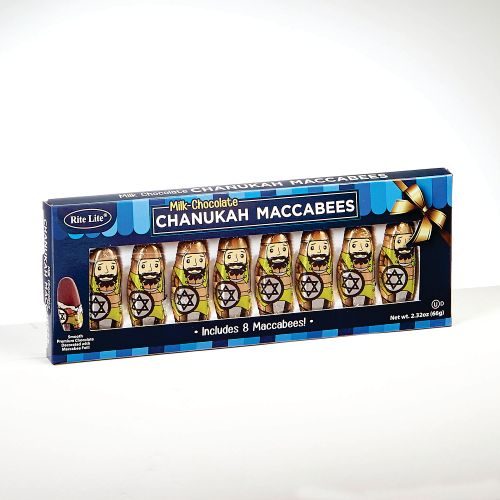 Maccabees Set of 8 Milk Chocolate Per Gift Box