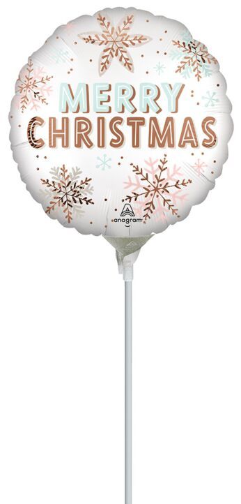 Satin Christmas Winter Wonderland - 9&quot; Air Filled Foil