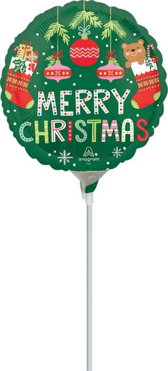 Beary Christmas - 9&quot; Air Filled Foil