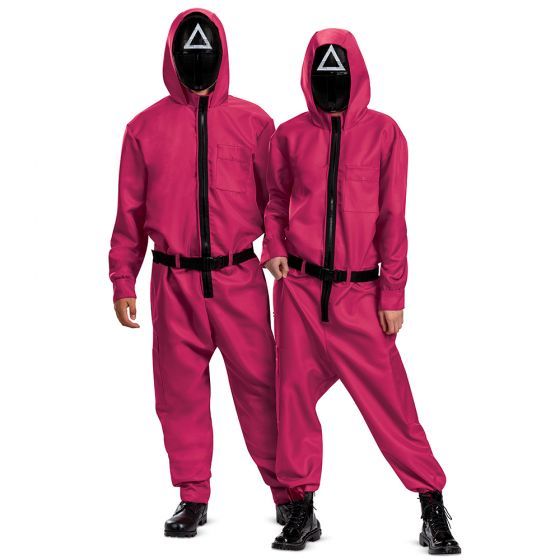 Squid Games - Triangle Guard Jumpsuit, Attribute: Unisex, Size: S/M