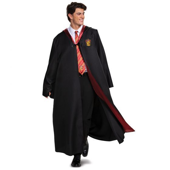 Harry Potter - Gryffindor Robe Adult Deluxe, Attribute: Unisex, Size: M (38-40)