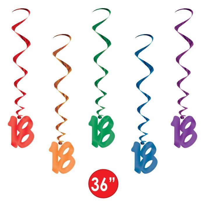 Whirls 5ct -, Color: 18, Size: 36"