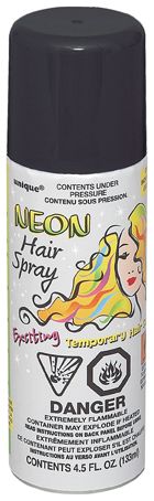 Neon Hair Spray 4.5 fl oz -, Color: Black