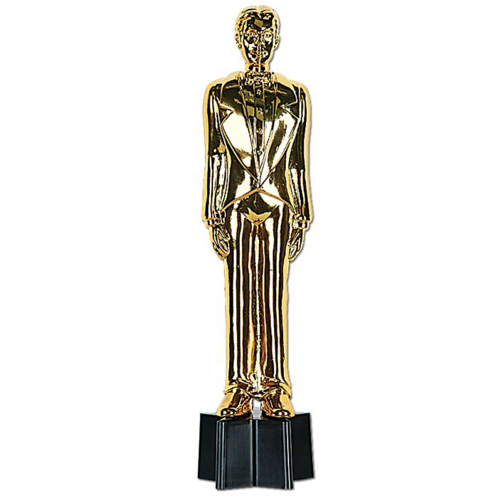 Awards Night Statuette -, Attribute: Male, Size: 9"