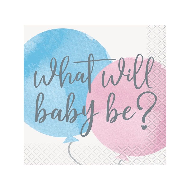 Gender Reveal Party - Beverage Napkins 16ct