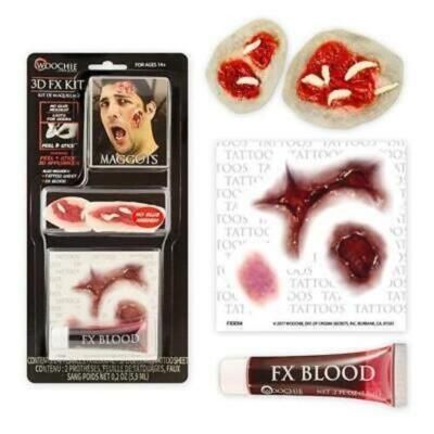 Maggots 3D Latex Appliance Kit