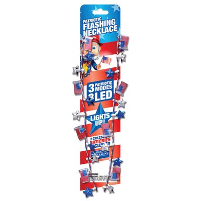 Patriotic Flashing Necklace
