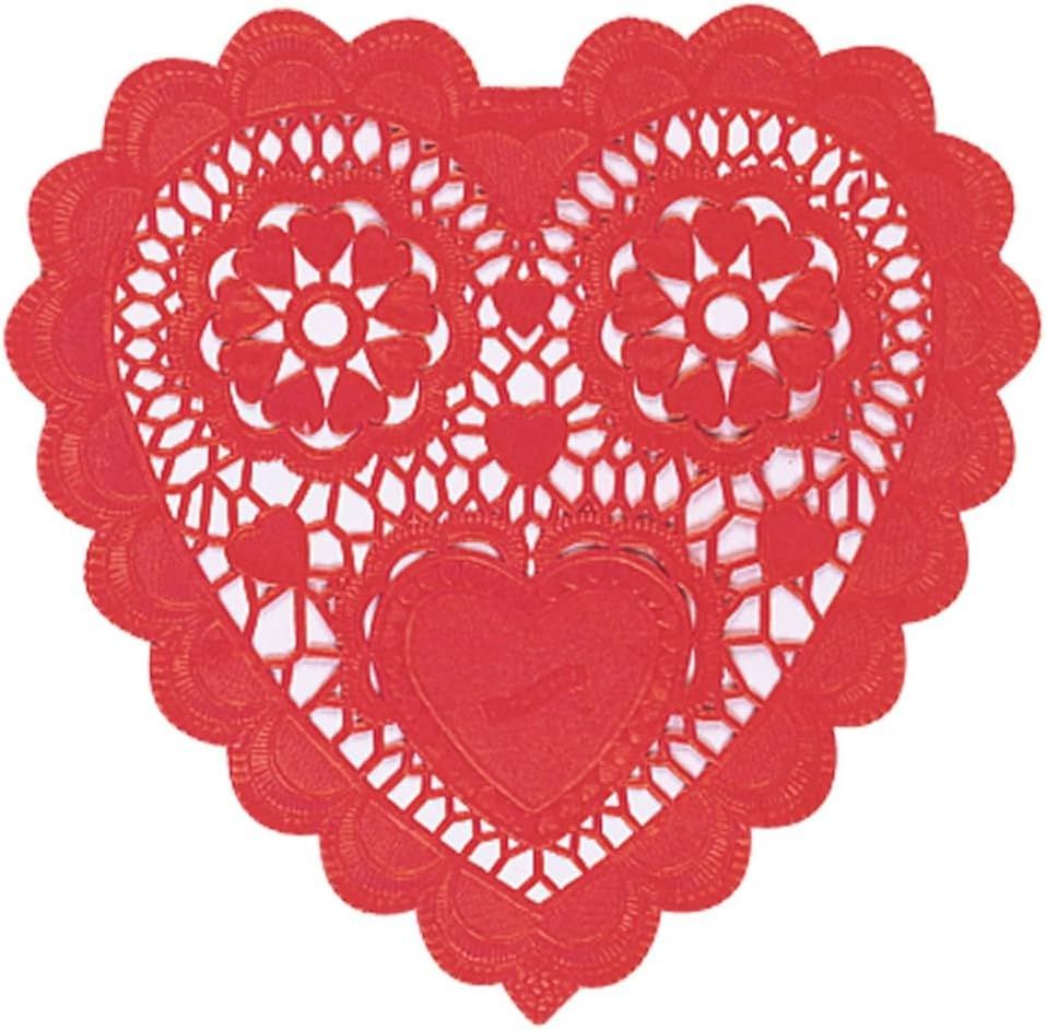 Mini Heart Doilies 4.25 x 3.75 - 28ct