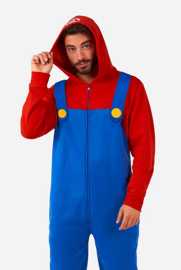 Mario Onesie, Attribute: Mens, Size: Medium