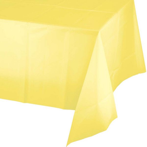 Rect Plastic Tablecover Mimosa 54" x 108"