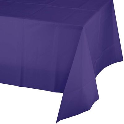 Rect Plastic Tablecover Purple 54" x 108"