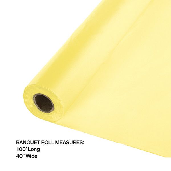Plastic Banquet Roll Mimosa 100'