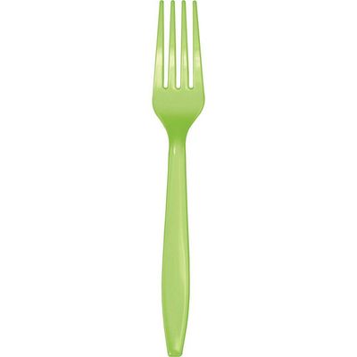 Plastic Forks Fresh Lime 24 Ct
