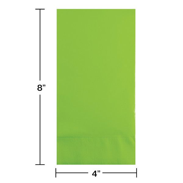 Guest Napkins 3 Ply Fresh Lime 16 Ct