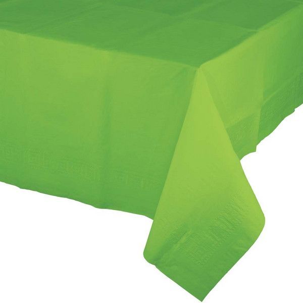 Rect Paper Tablecover Fresh Lime 54" x 108"