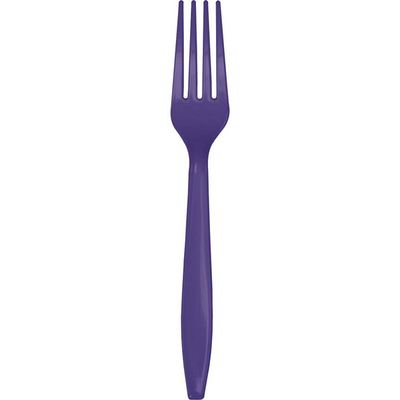 Plastic Forks Purple 24 Ct