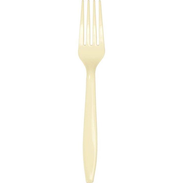 Plastic Forks Ivory 24 Ct
