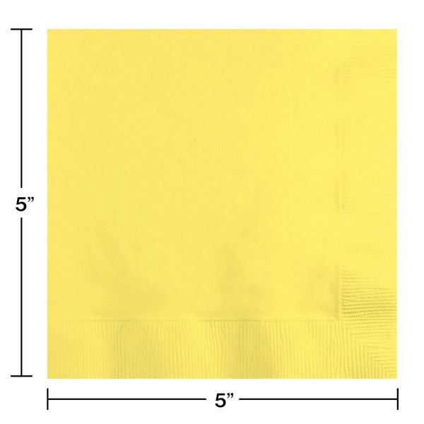 Beverage Napkins 2 Ply Mimosa 50 Ct