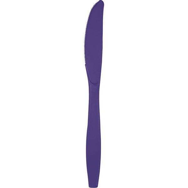 Plastic Knives Purple 24 Ct