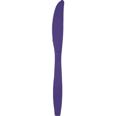 Plastic Knives Purple 24 Ct