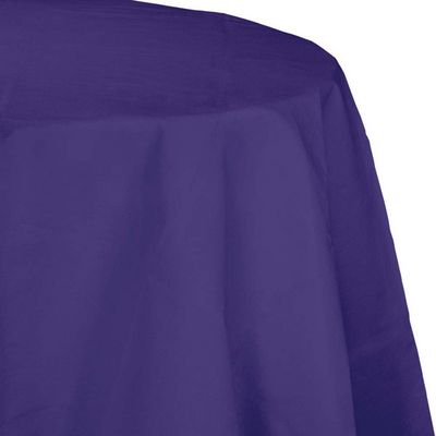 Round Paper Tablecover Purple 82"