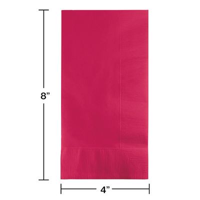 Dinner Napkins 2 Ply Hot Magenta 50 Ct