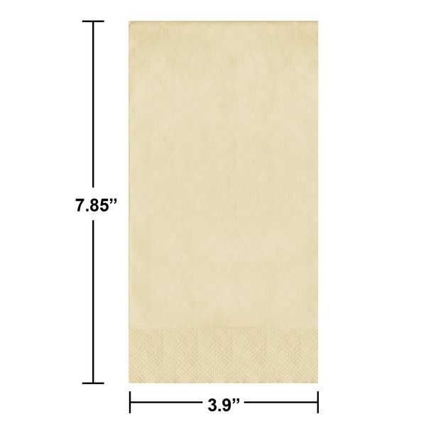 Guest Napkins 3 Ply Ivory 16 Ct