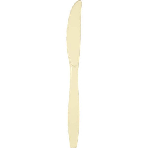 Plastic Knives Ivory 24 Ct