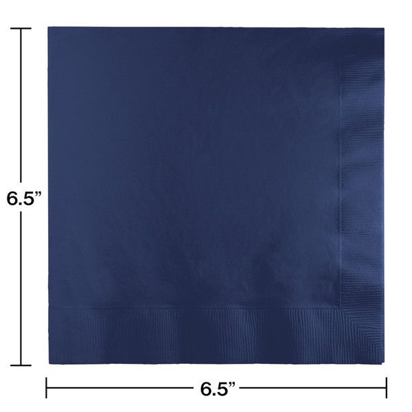 Luncheon Napkins 2 Ply Navy 50 Ct