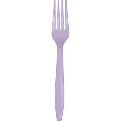 Plastic Forks Luscious Lavender 24 Ct