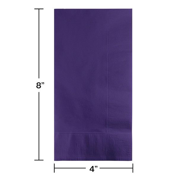 Dinner Napkins 2 Ply Purple 50 Ct