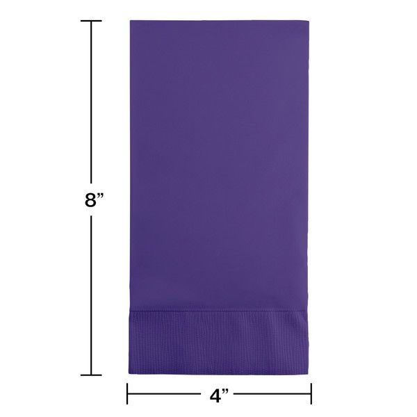 Guest Napkins 3 Ply Purple 16 Ct