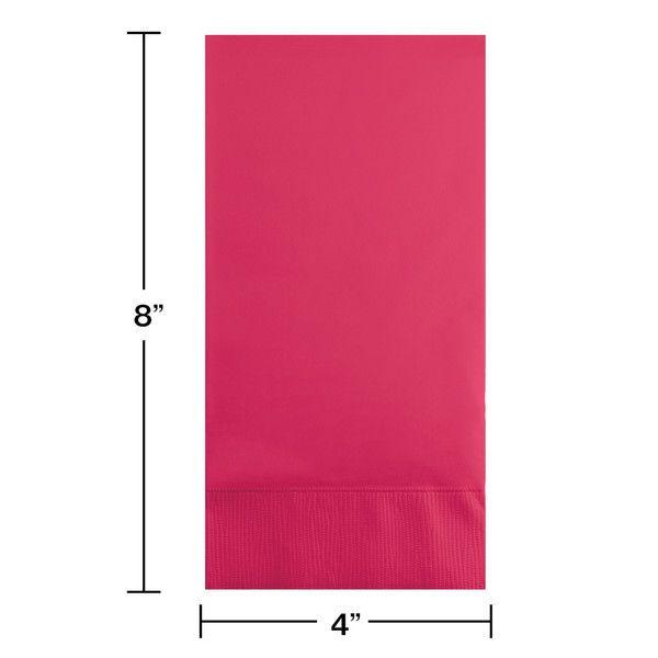 Guest Napkins 3 Ply Hot Magenta 16 Ct