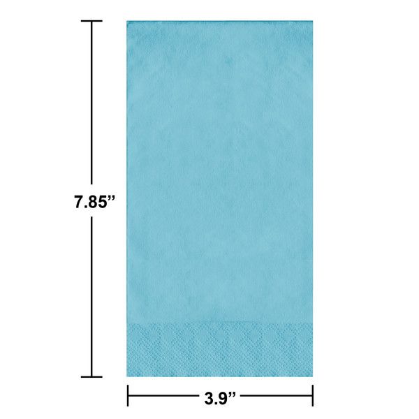 Guest Napkins 3 Ply Pastel Blue 16 Ct