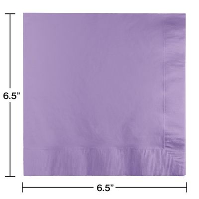 Luncheon Napkins 2 Ply Luscious Lavender 50 Ct