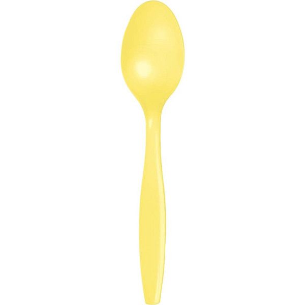 Plastic Spoons Mimosa 24 Ct