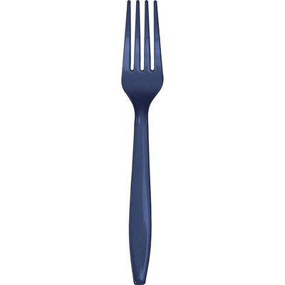 Plastic Forks Navy 24 Ct