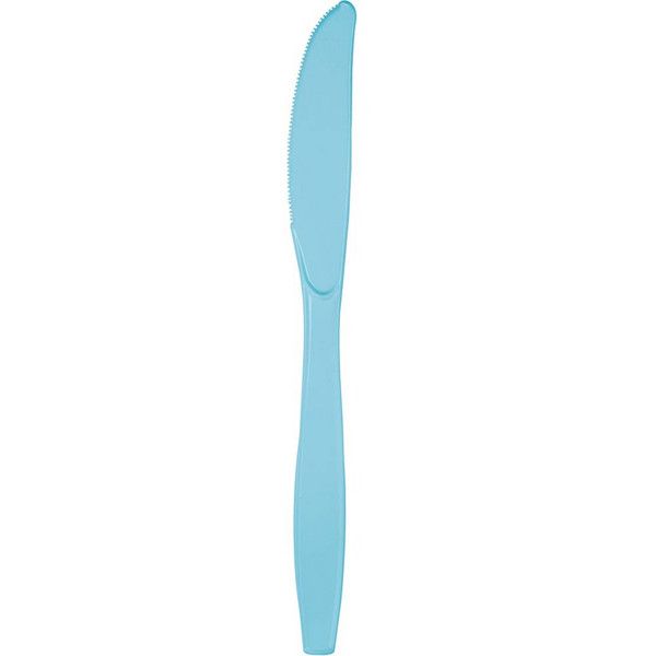 Plastic Knives Pastel Blue 24 Ct