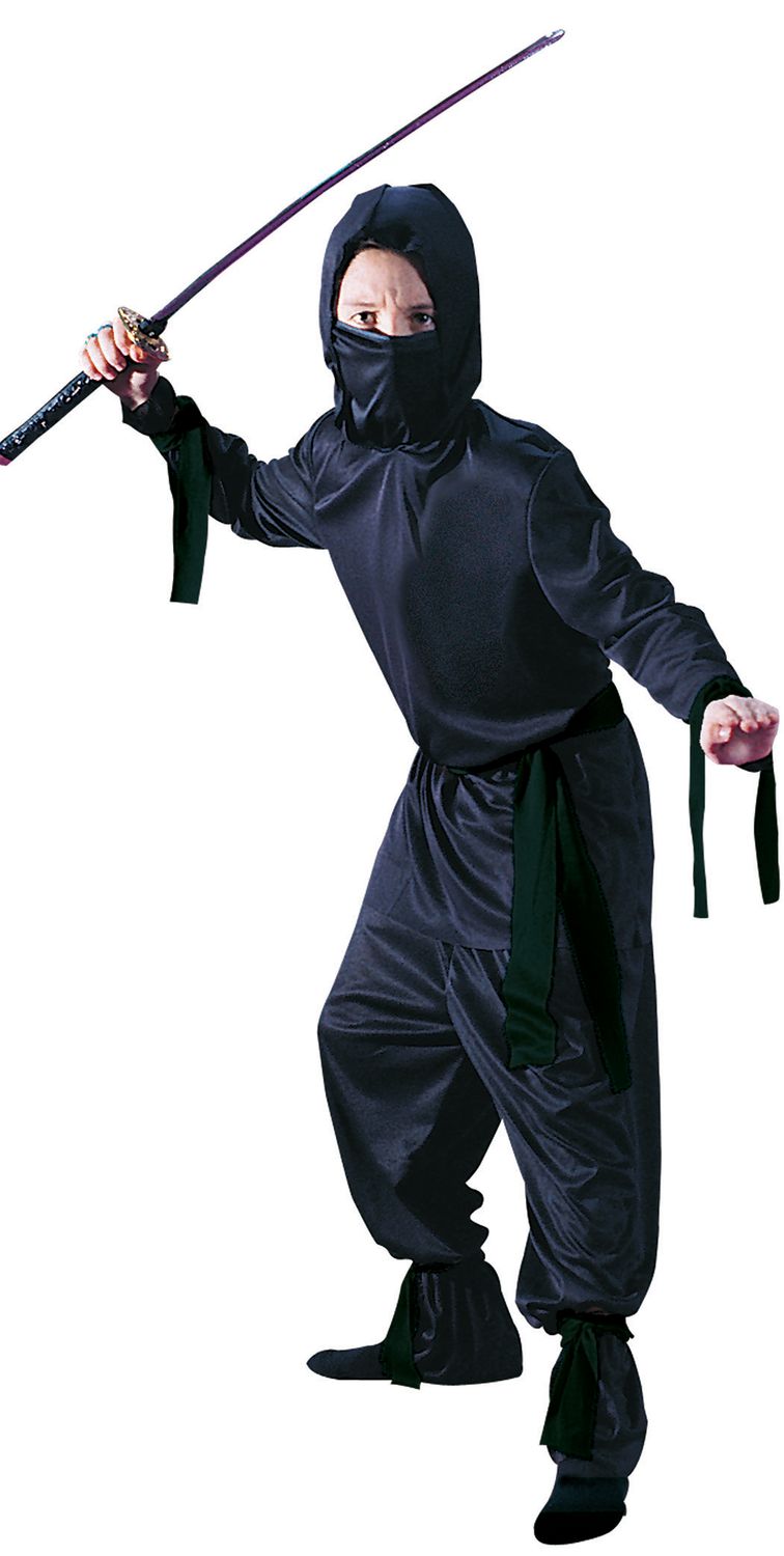 Black Ninja - , Attribute: Boys, Size: Medium (8-10)