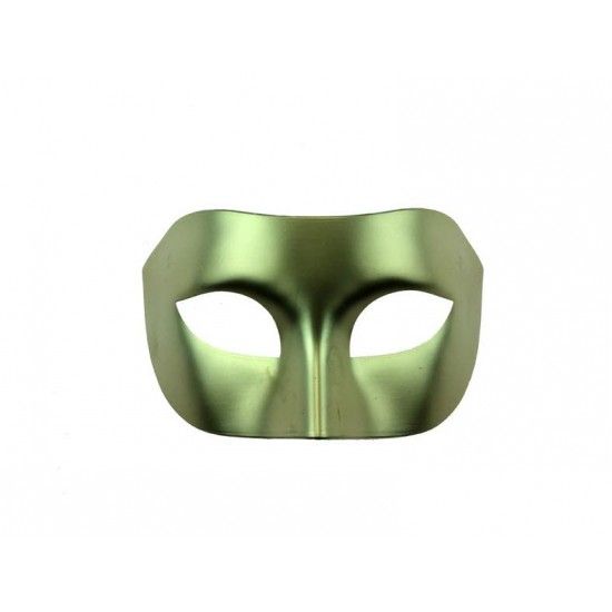 Metallic Mask Male -, Color: Gold